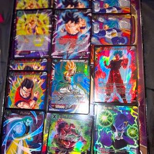 Dragon Ball z super holo cards